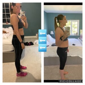 Client Fitness transformation side